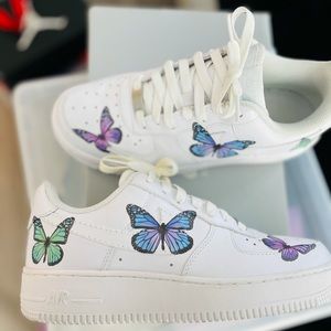 Nike Air Force 1s- White/Custom